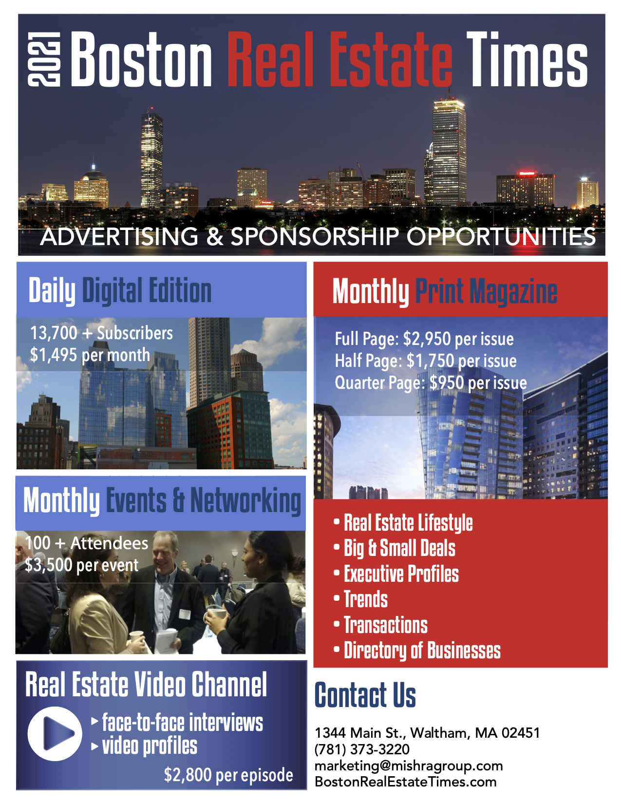 Advertising Boston Real Estate Times