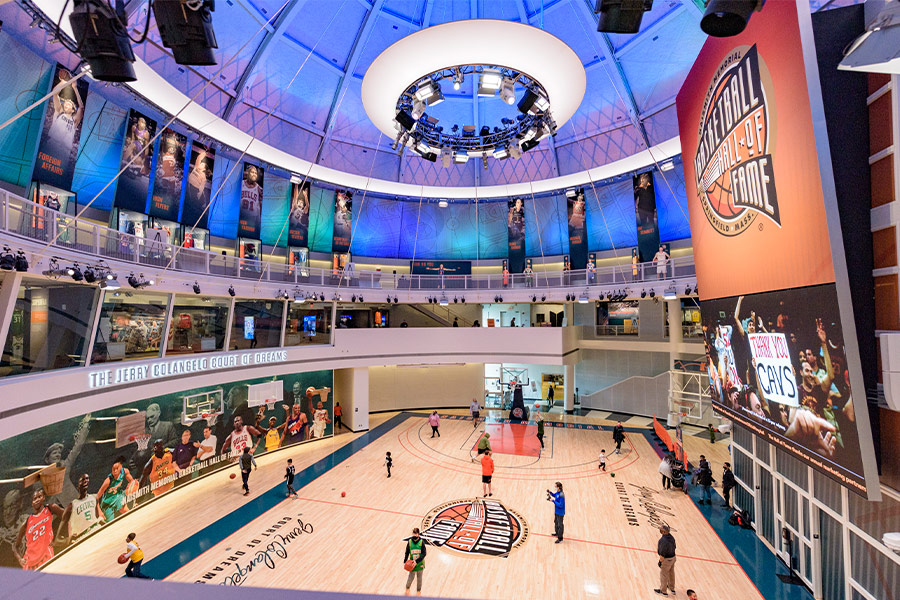 Naismith Memorial Basketball Hall Of Fame Hosts Ribbon Cutting ...