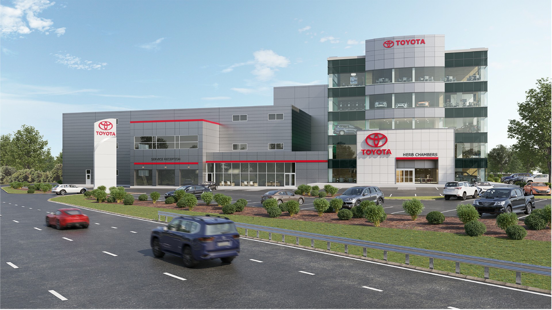 CM&B Awarded Herb Chambers Toyota Dealership in Medford, MA Boston